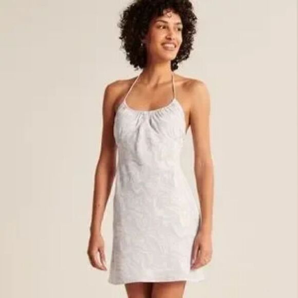 Abercrombie & Fitch Halter Dress Size Large - Picture 2 of 10